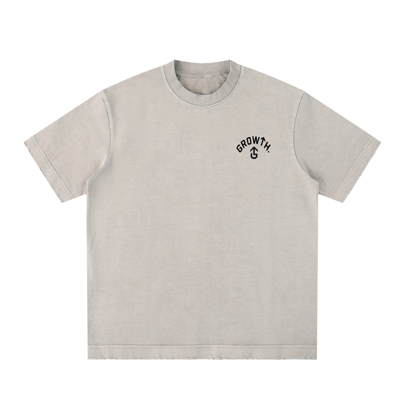 Custom Heavyweight Vintage Washed Frayed T-Shirt
