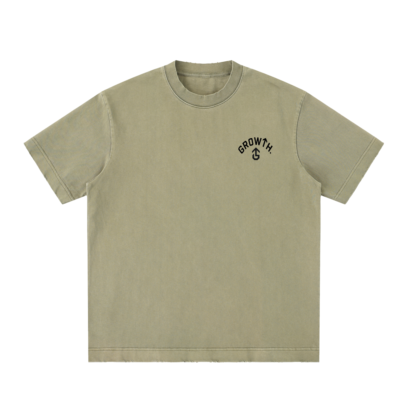 Custom Heavyweight Vintage Washed Frayed T-Shirt