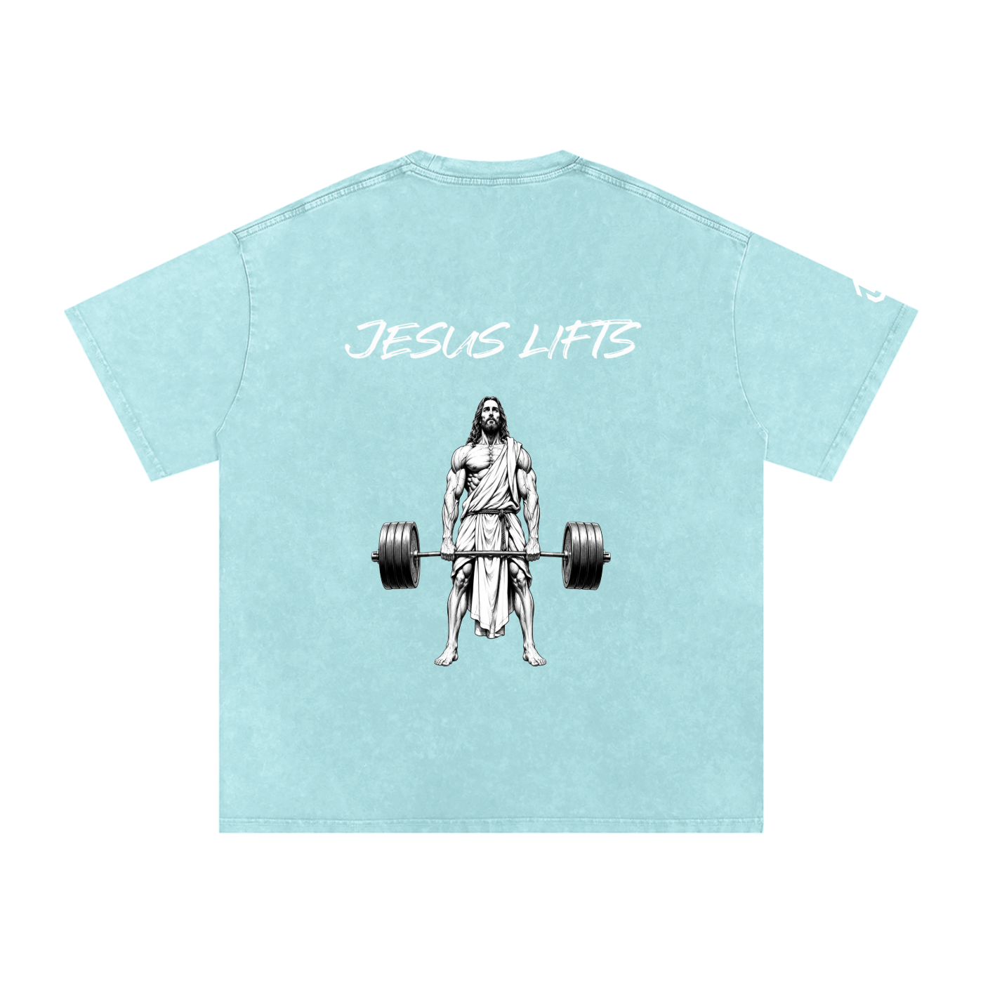 Jesus Lifts Oversized Cotton T-Shirt