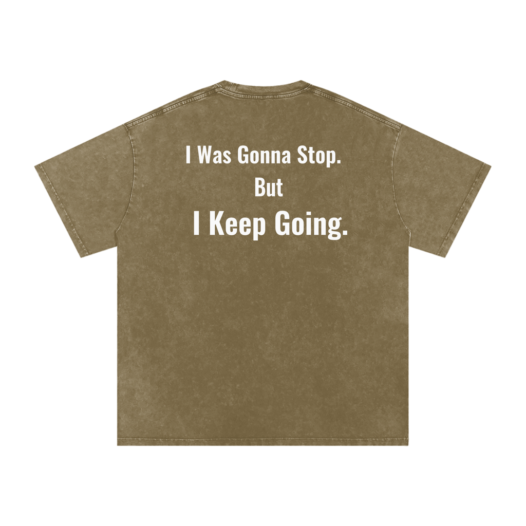 Custom Snow Washed Oversized Cotton T-Shirt