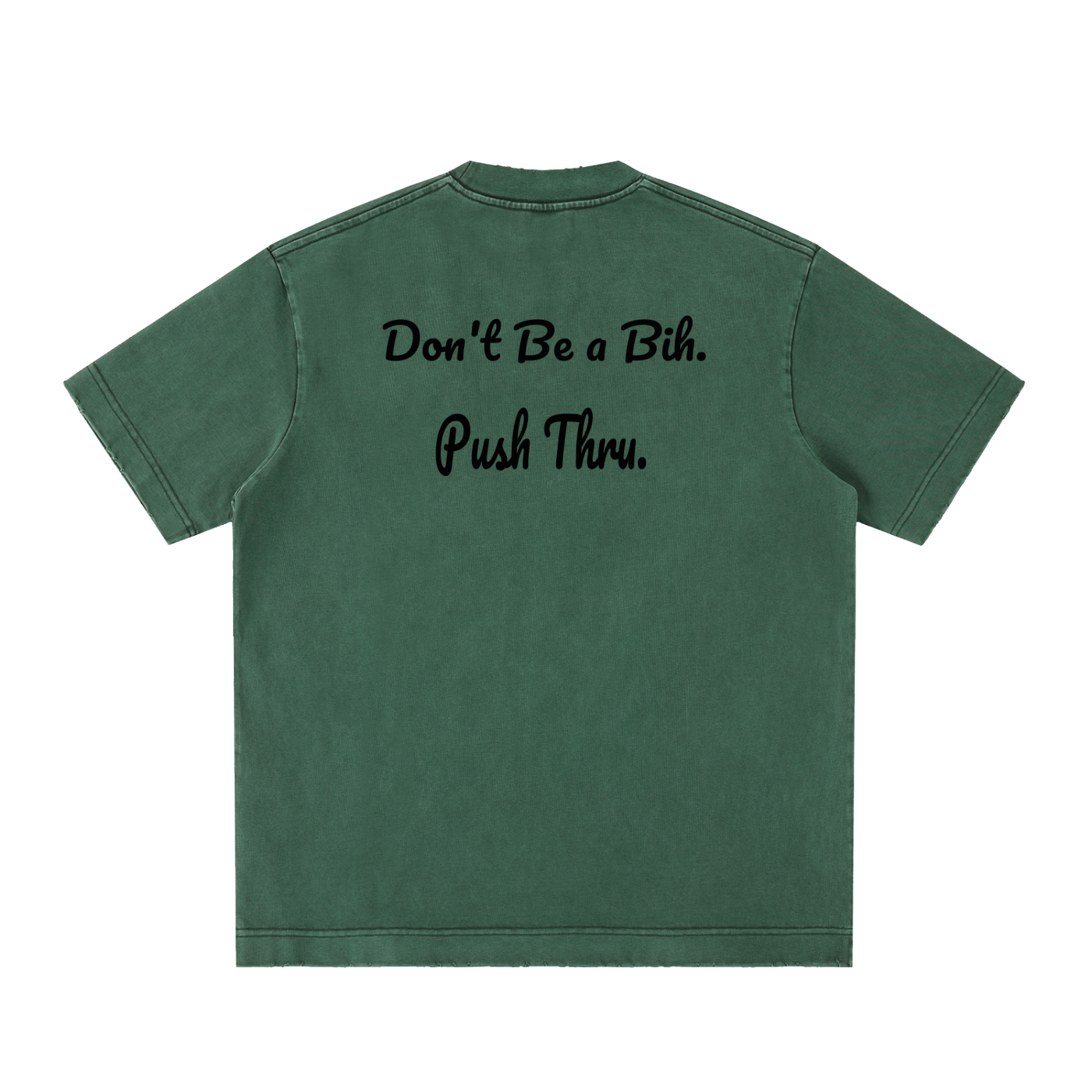 Custom Heavyweight Vintage Washed Frayed T-Shirt