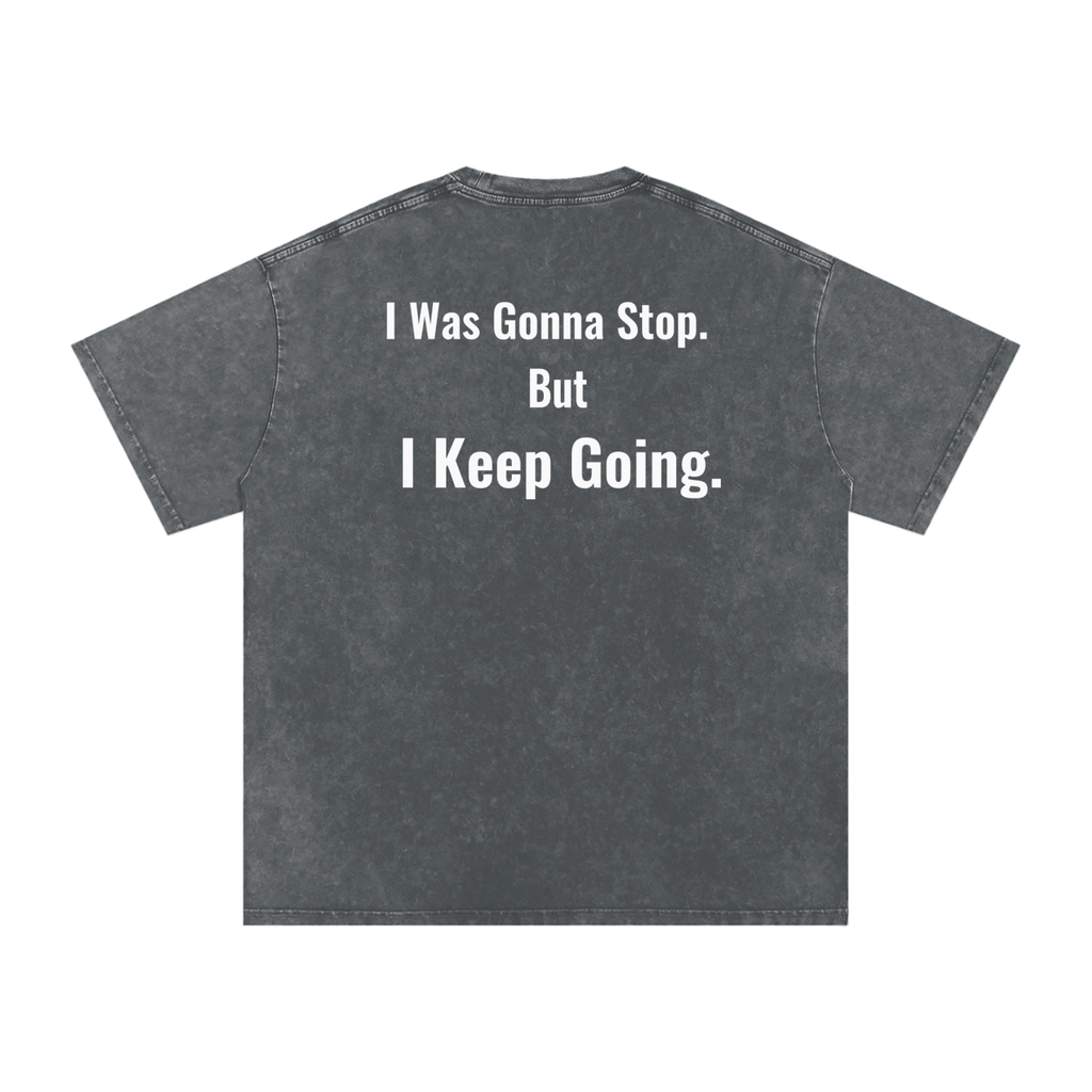 Custom Snow Washed Oversized Cotton T-Shirt