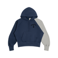 Unisex Color-Block Fleece Hoodie