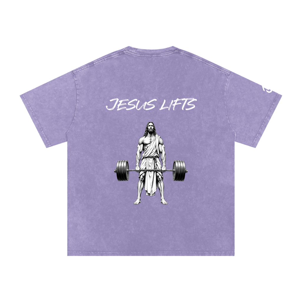 Jesus Lifts Oversized Cotton T-Shirt