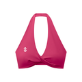 Women's Pleated Halter Sports Bra