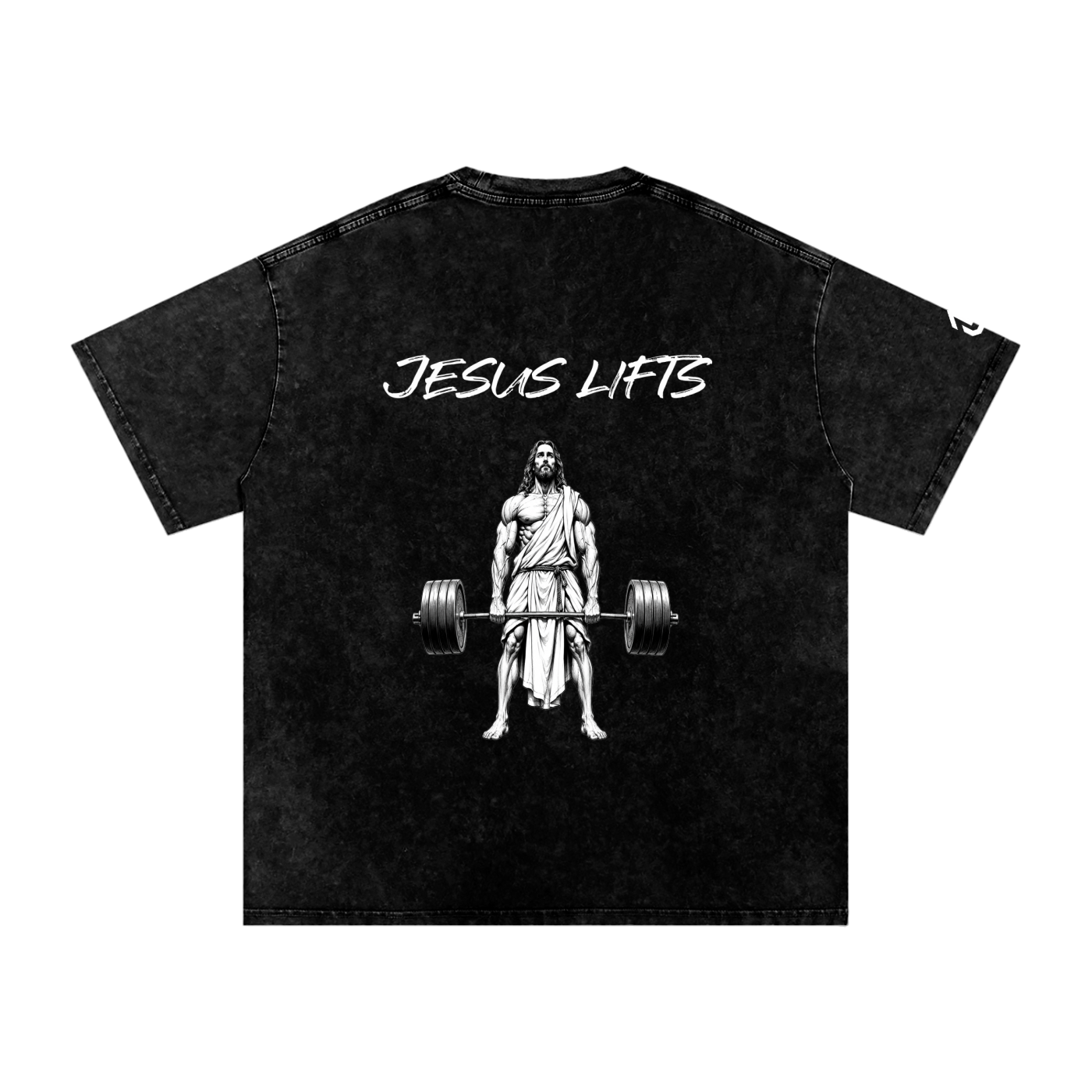 Jesus Lifts Oversized Cotton T-Shirt