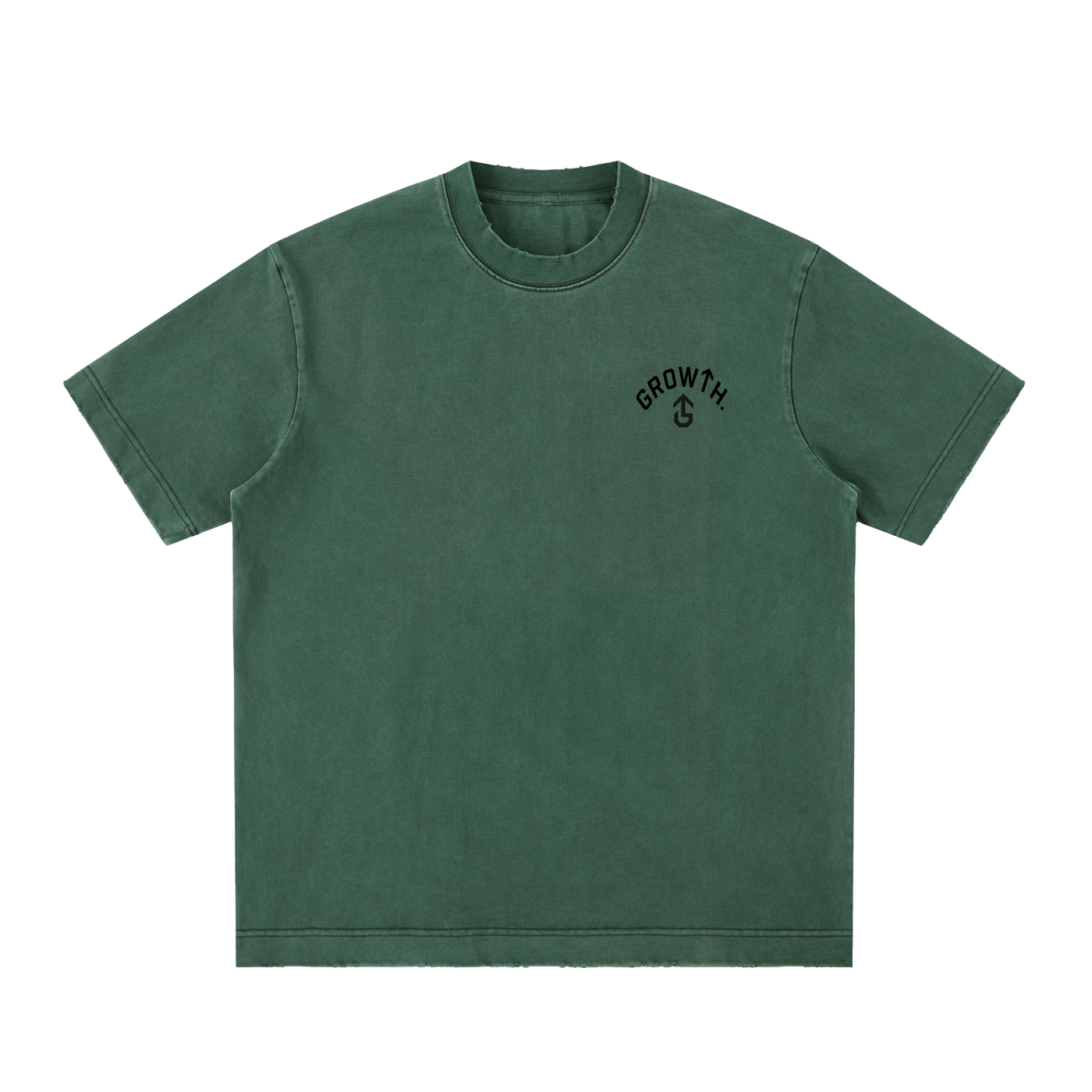 Custom Heavyweight Vintage Washed Frayed T-Shirt