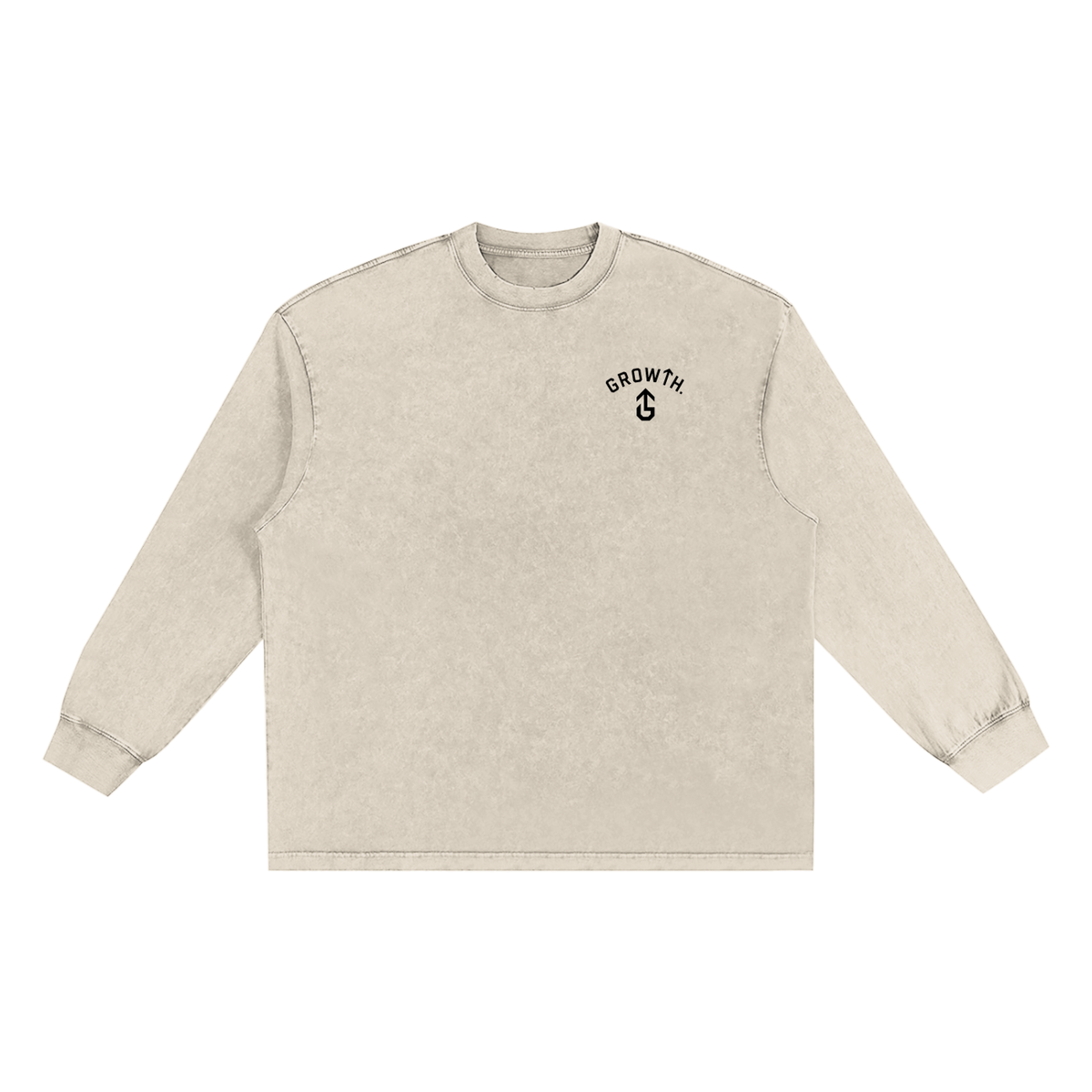 Snow Washed Frayed Edge T-Shirt
