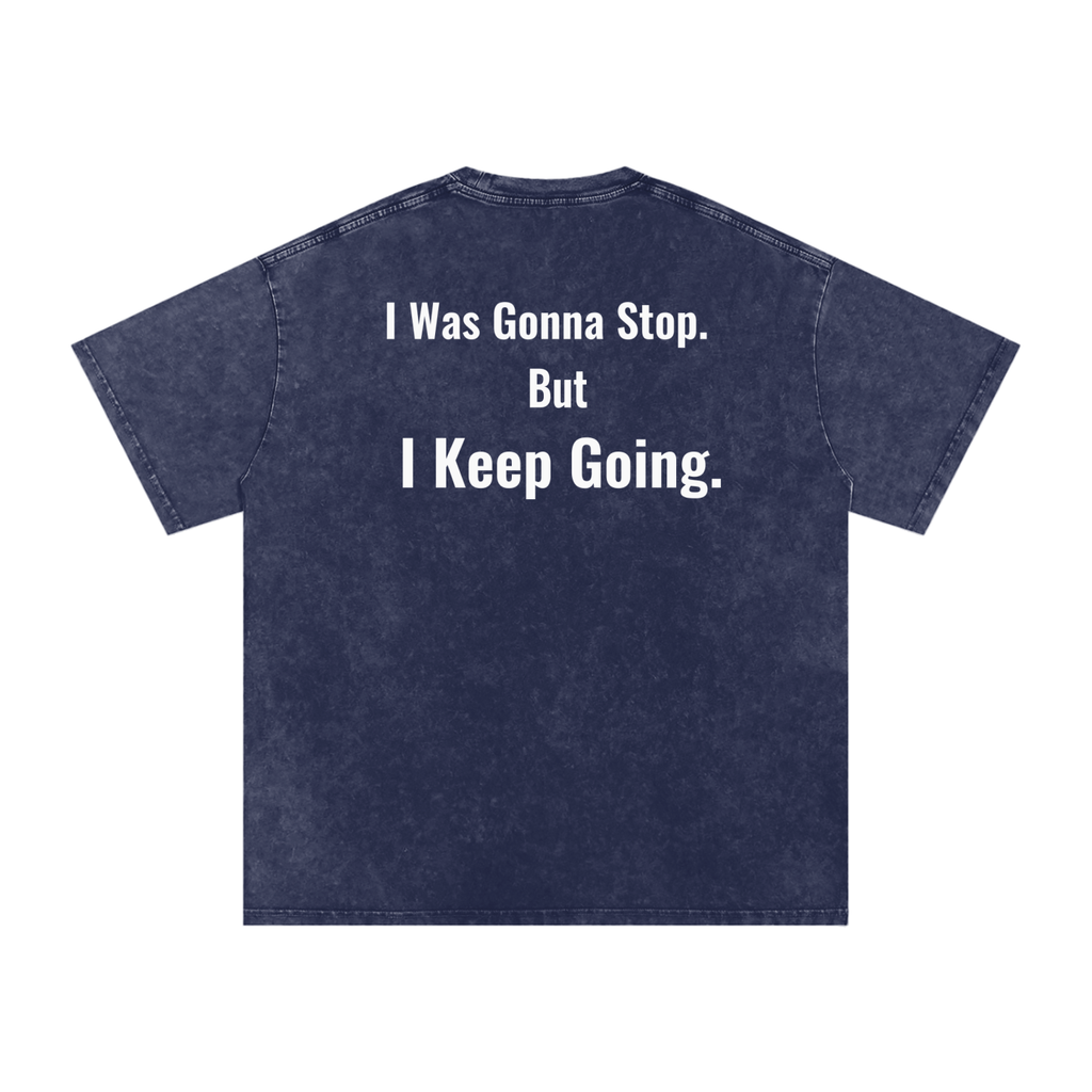 Custom Snow Washed Oversized Cotton T-Shirt