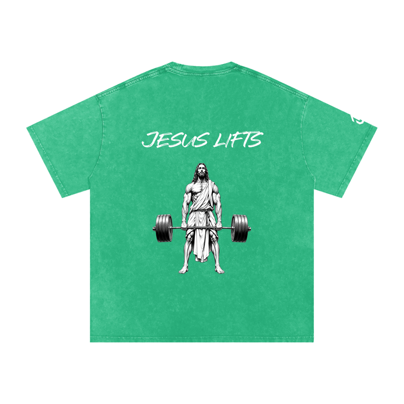 Jesus Lifts Oversized Cotton T-Shirt