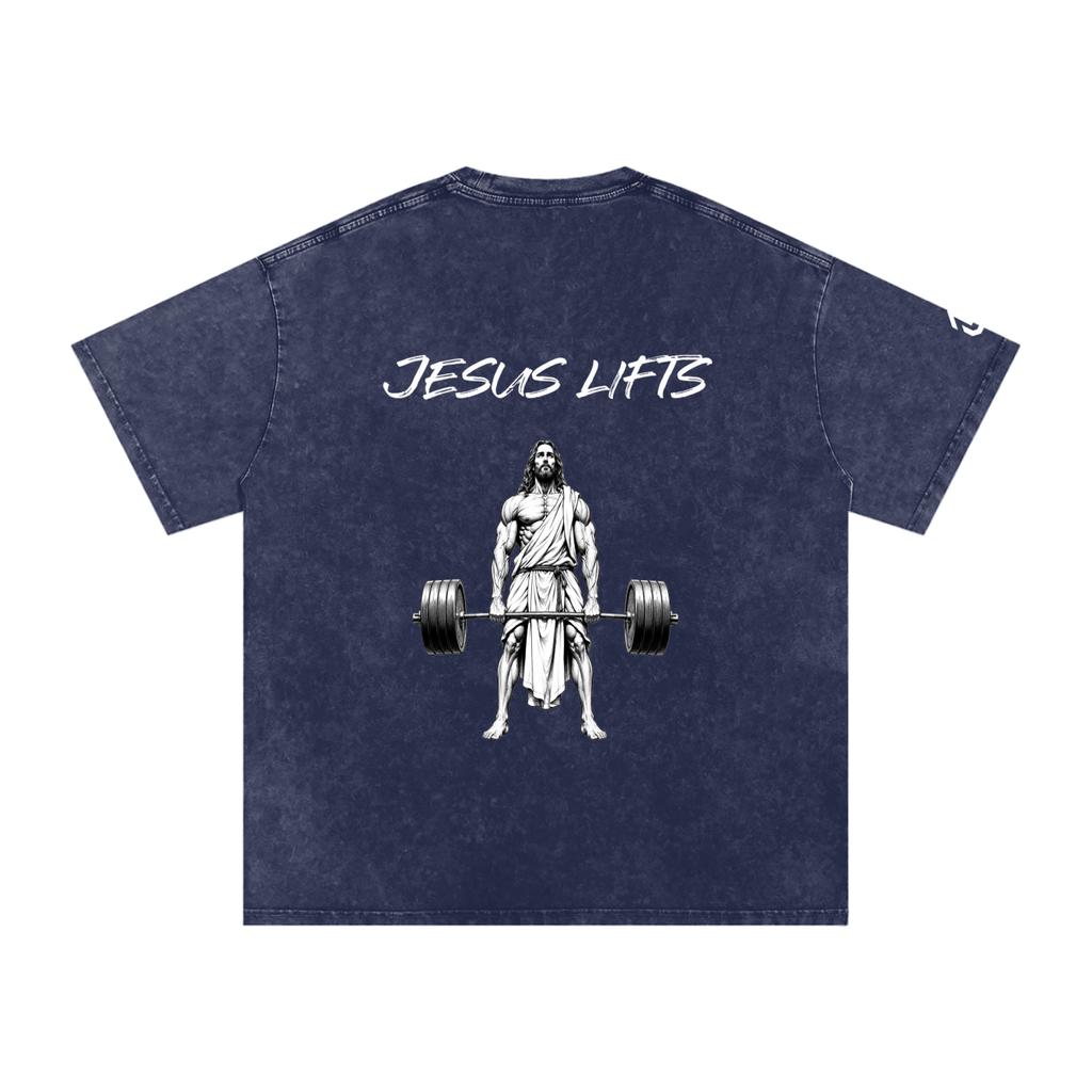 Jesus Lifts Oversized Cotton T-Shirt
