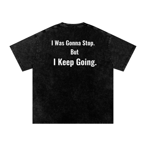 Custom Snow Washed Oversized Cotton T-Shirt