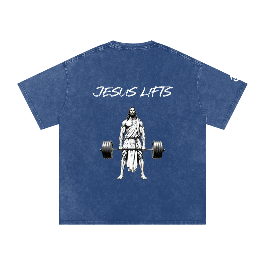Jesus Lifts Oversized Cotton T-Shirt