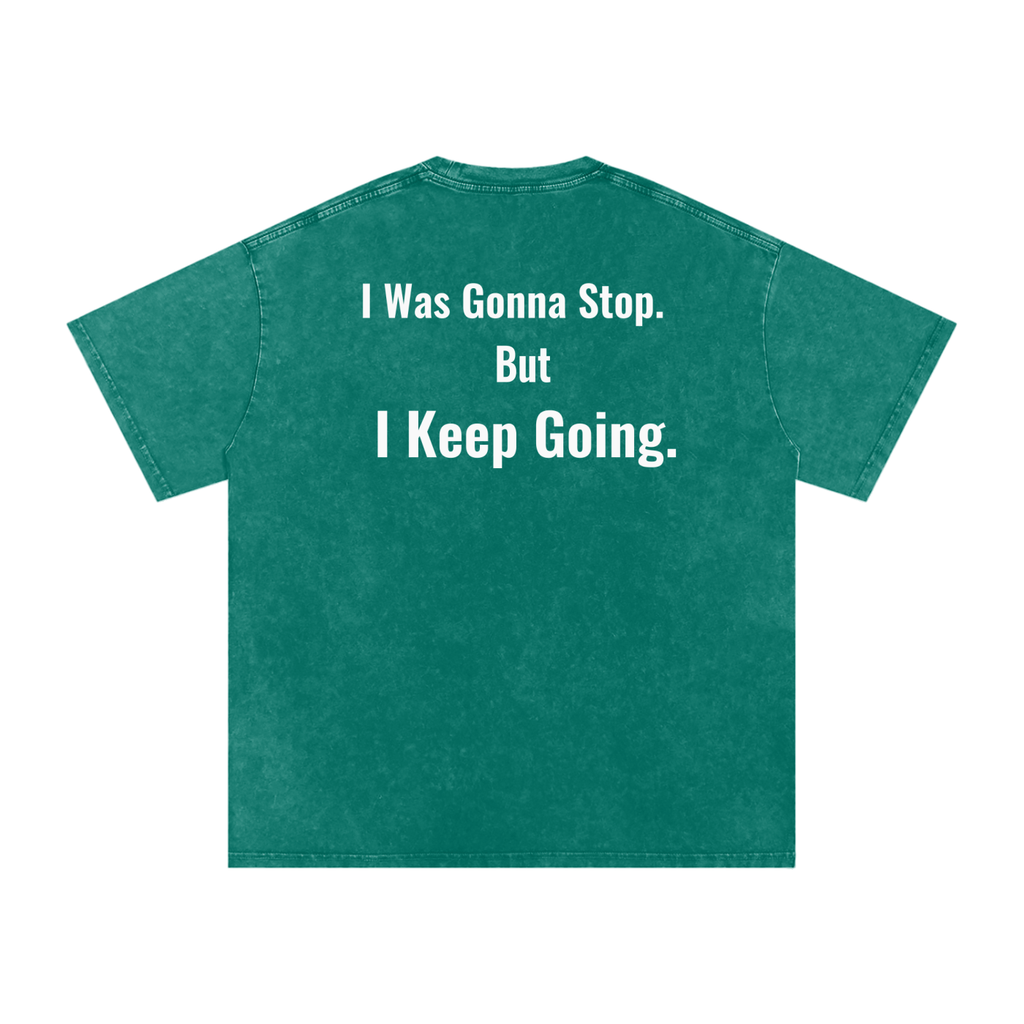 Custom Snow Washed Oversized Cotton T-Shirt