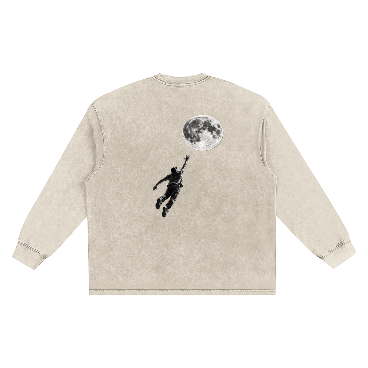 Snow Washed Frayed Edge T-Shirt