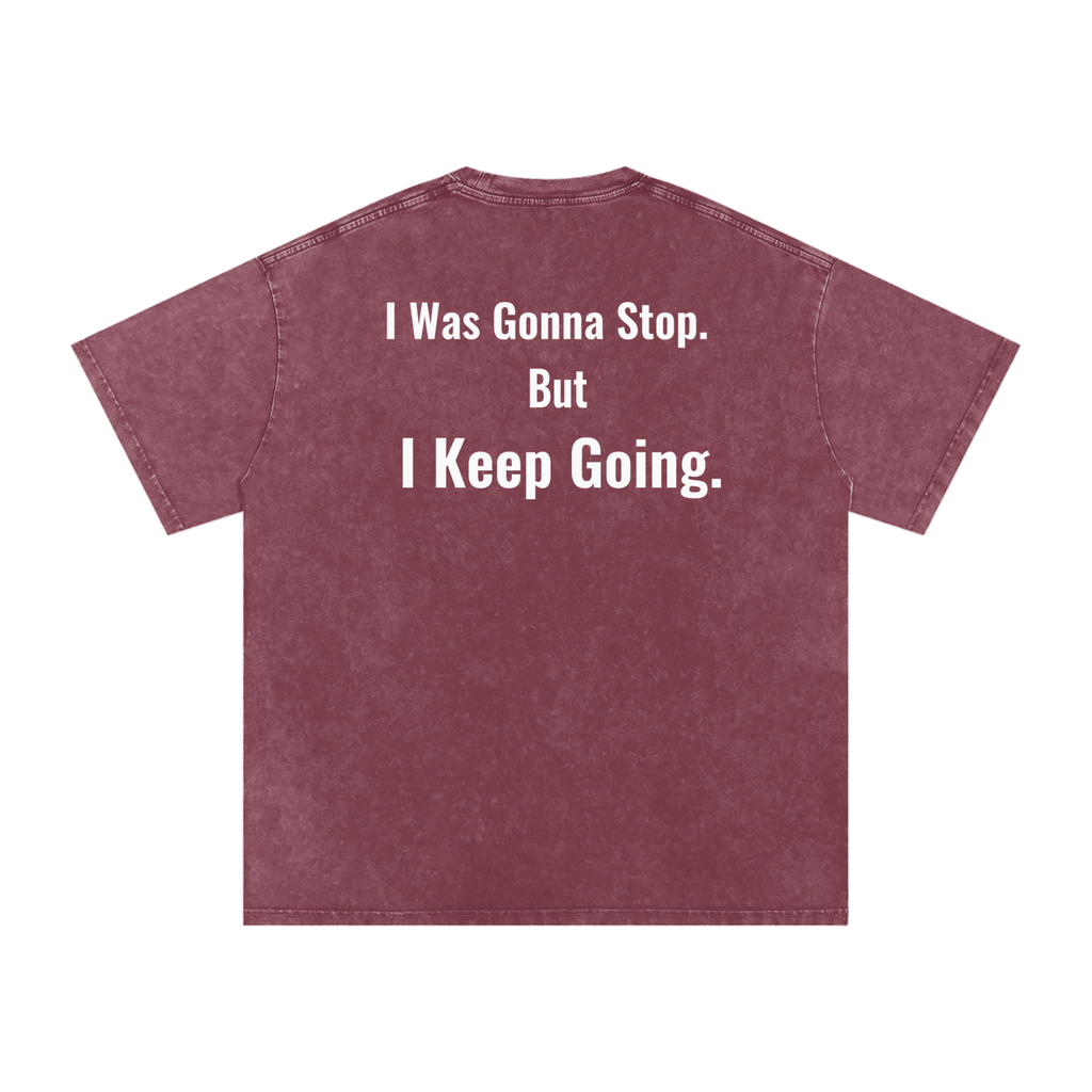 Custom Snow Washed Oversized Cotton T-Shirt